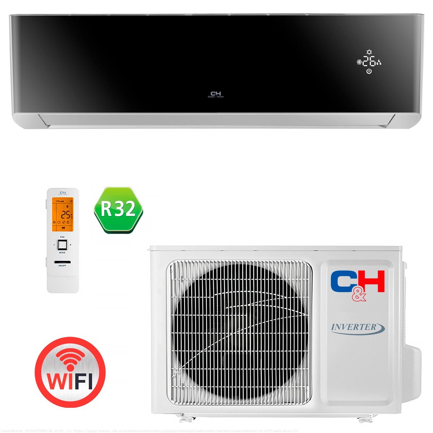 Aer conditionat Cooper&Hunter CH-S12FTXAM2S-BL Wi-Fi