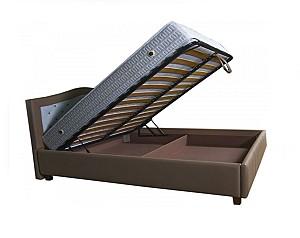 Pat Alcantara Diamond 140x200 Leather Cappuccino/White