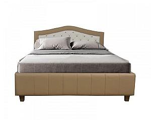 Pat Alcantara Diamond 180x200 Leather Cappuccino/White