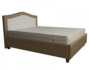 Pat Alcantara Diamond 180x200 Leather Cappuccino/White