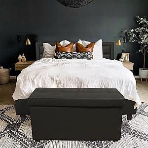 Pat Alcantara Marta 180x200 Leather Dark Grey