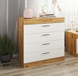 Comoda Pehotin Monica K-4 - tohoe+alb (merk),(1)