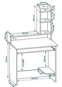Masa pentru calculator Pehotin Practic nuc