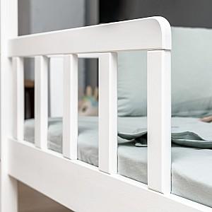 Pat copii MobiCasa Jasmine 80x160 White