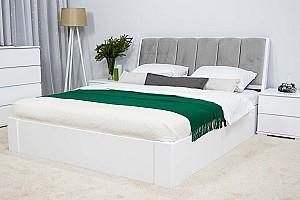 Pat MobiCasa Malmo (cu mecanism) 180x200 Alb / Magic Velvet 2218 (Gri)