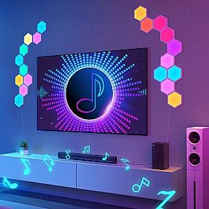 Iluminare inteligenta GOVEE Glide Hexa Light Panels