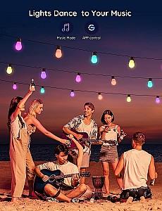 Iluminare inteligenta GOVEE RGBIC Smart Outdoor String Lights