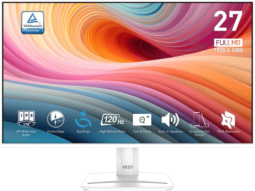 Monitor gaming MSI PRO MP275W E2 White