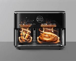 Friteuza cu aer cald Xiaomi Dual Zone Air Fryer 10L