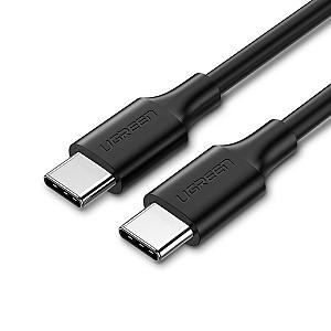 USB сablu Ugreen Type-C to Type-C TPE 1m 480Mbps 3A 60W US286 Black