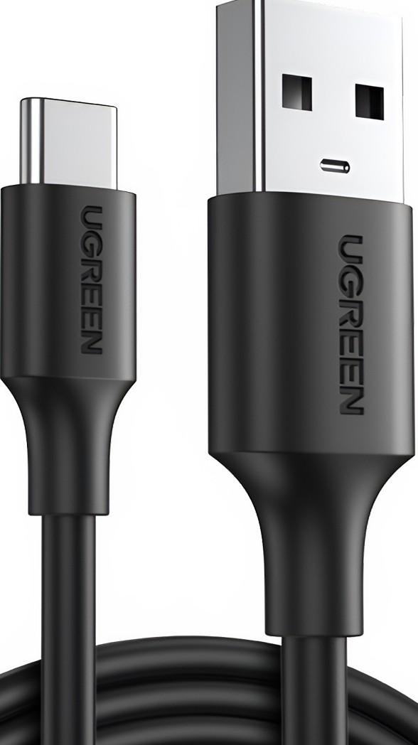 USB сablu Ugreen Type-C Male to USB-A 2.0 Male 1M Black