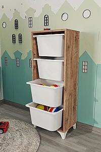 Cos pentru jucarii Bofigo 12-04-02 Pine/White