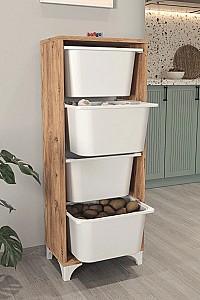 Cos pentru jucarii Bofigo 12-04-02 Pine/White