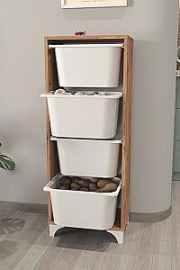 Cos pentru jucarii Bofigo 12-04-02 Pine/White