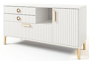 Living ML Mobila Velvet Nr.2 Alb/Auriu, modern