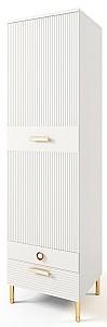 Living ML Mobila Velvet Nr.4 Alb/Auriu, modern