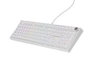 Tastatura gaming  Genesis Thor 404 White (Gateron Yellow Pro)