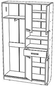 Antreu ML Mobila ML-10 Stejar Sonoma(Bej)