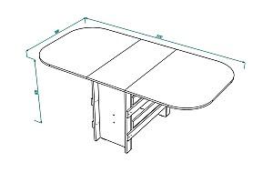 Masa ML Mobila Oval (1000x2000) Atelie Deschis(Gri)