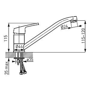Robinet bucatarie Ferro Smile BSM4