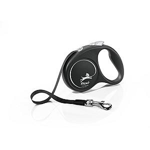 Ham pentru caini Beeztees Flexi Black Design Tape L 5m
