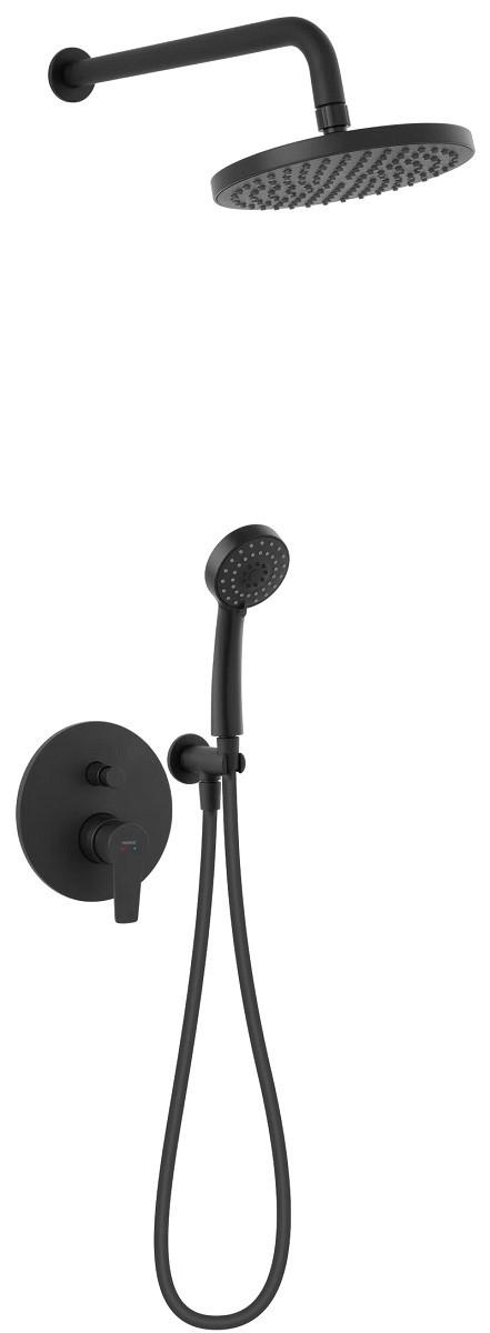 Set de duș Ferro Ritto BTR7PBL-SET1-S Black