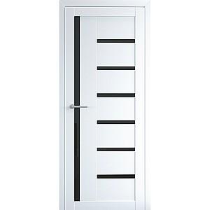 Ușă de interior Albero Madrid Vinil 800 mm (cu sticla neagra)