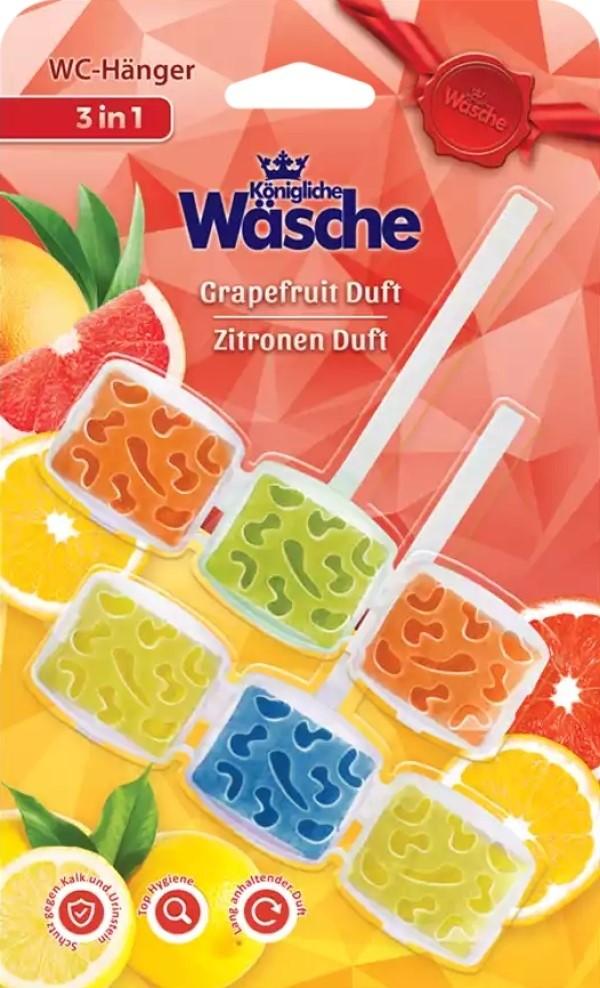 Odorizant pentru WC Konigliche Wasche Grapefruit 2pcs