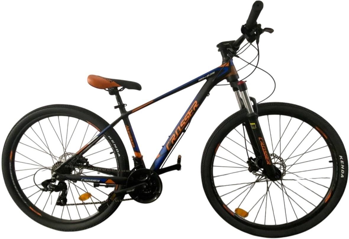 Bicicleta de munte Crosser MT-036 29/17 21S Shimano+Logan Hidraulic BLACK/ORANGE