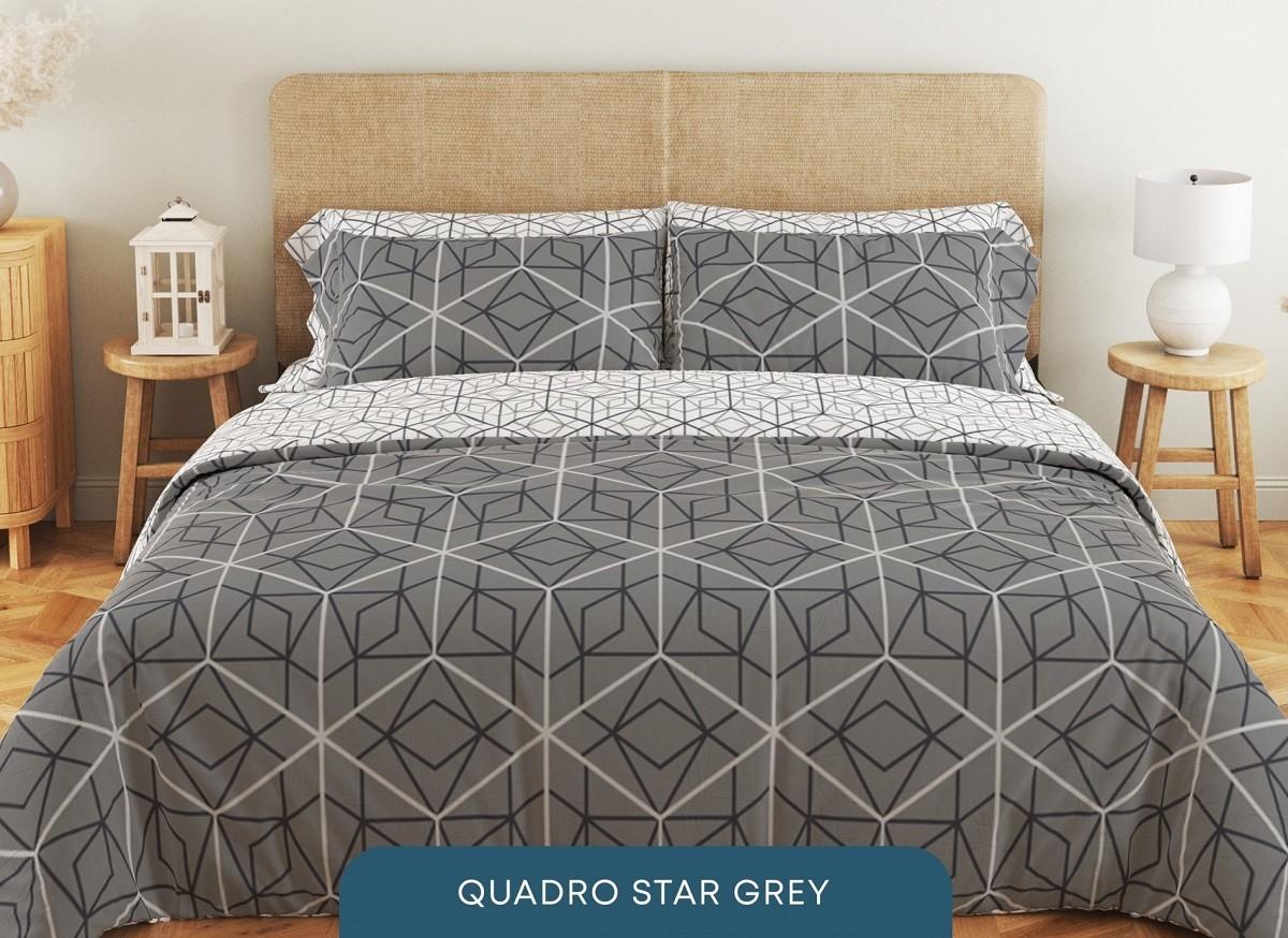 Albituri de pat TEP Soft Dreams 200x220 cm Quadro Star grey