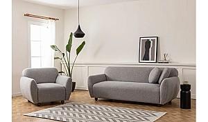 Canapea Trendy Eddy 3locuri Gri Deschis