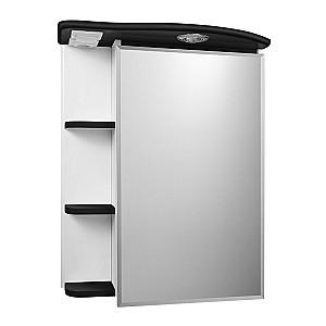Dulap de baie Aquatoria 600 Black rafturi
