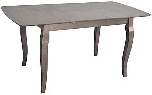 Set de masa si scaune Evelin HV-29V Antique Grey + 4 scaune Deepa R Antique Grey / Ekea12 Brown