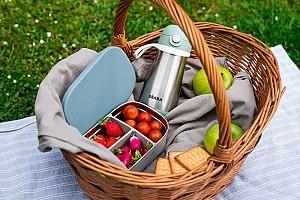 Set de recipiente alimentare Beaba Baltic Blue (B914003)