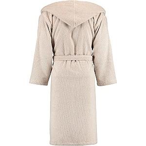 Halat de baie Rhomtuft Baronesse Unisex Stone XL