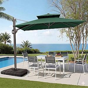 Umbrela VLM Verde 3x3m