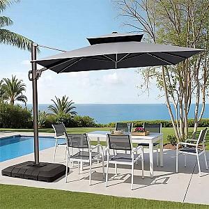Umbrela VLM Antracit 3x3m