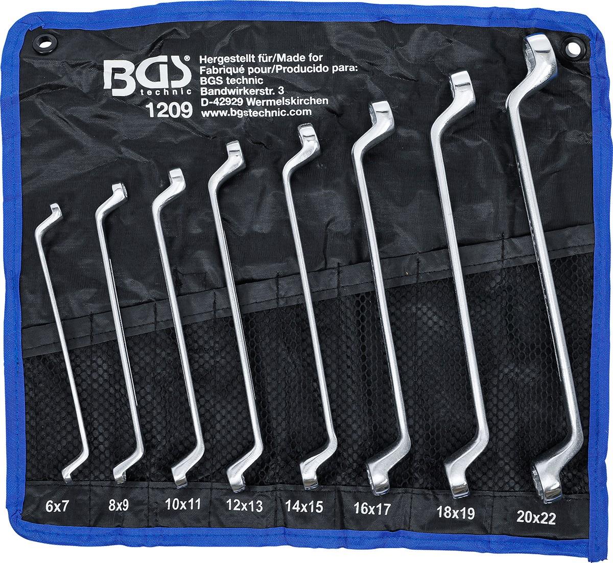 Set de chei BGS 8 buc. 6-22 mm 1209