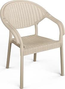 Scaun terasa Capissi Bamboo Cappuccino