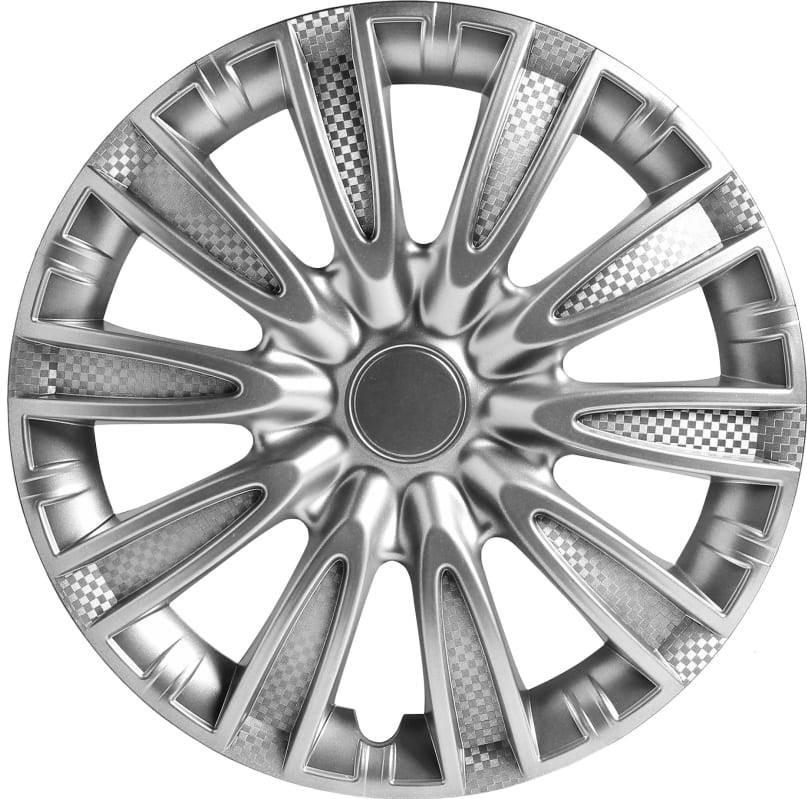 Capac pentru roti AIRLINE 14 Tornado argintiu 2buc AWCC-14-06