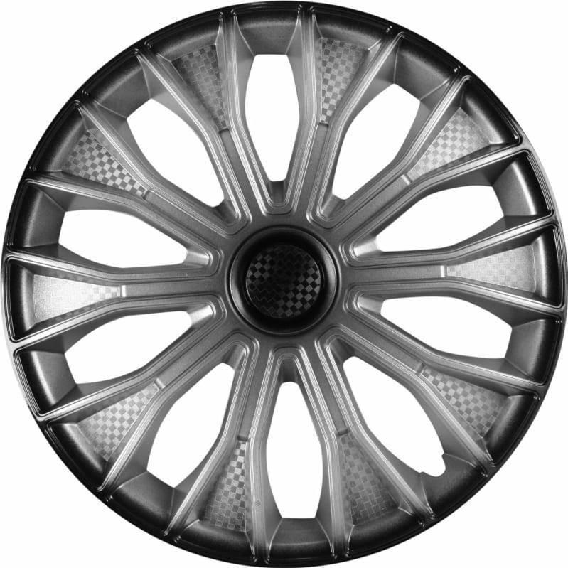 Capac pentru roti AIRLINE 15 Voltek + argintiu/negru 2buc AWCC-15-15