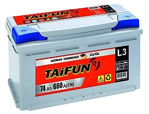 Acumulator auto TAIFUN 74 AH 660A
