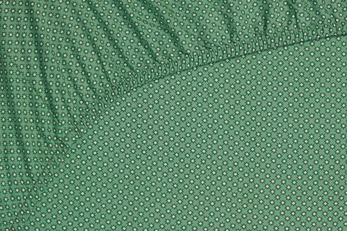 Cearsaf pentru pat PIP Studio Twinkle Star 90x200 Green