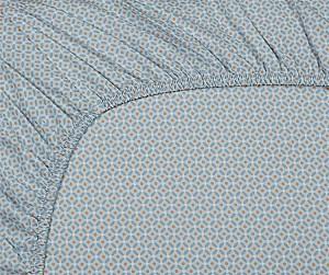 Cearsaf pentru pat PIP Studio Cross Stitch 160x200 Grey blue