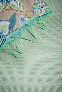Cearsaf pentru pat PIP Studio Cross Stitch 180x200 Light Green