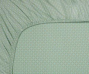 Cearsaf pentru pat PIP Studio Cross Stitch 160x200 Light Green