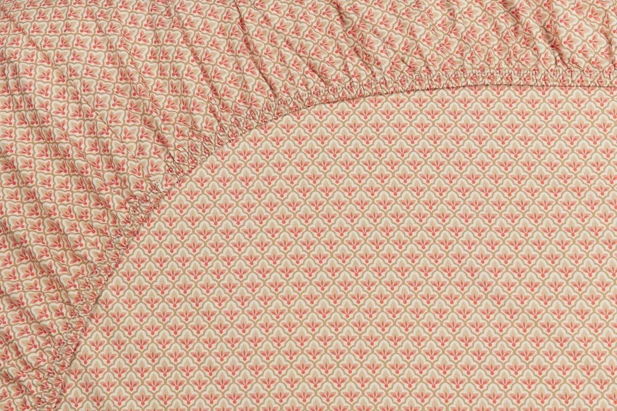 Cearsaf pentru pat PIP Studio Mi Vida 180x200 Light pink