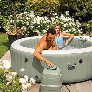 Piscina Intex Bubble Massage 196х71 cm Olive