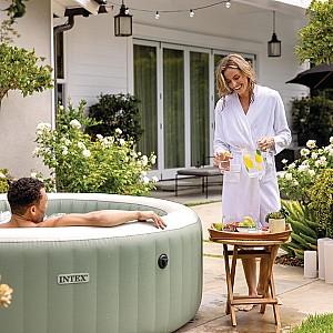 Piscina Intex Bubble Massage 196х71 cm Olive