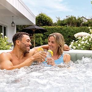 Piscina Intex Bubble Massage 196х71 cm Olive